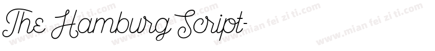 The Hamburg Script字体转换